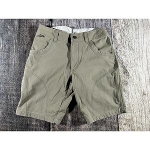 Kuhl Ramblr Tan Hiking Shorts Mens 30 x 10 Cotton Outdoor